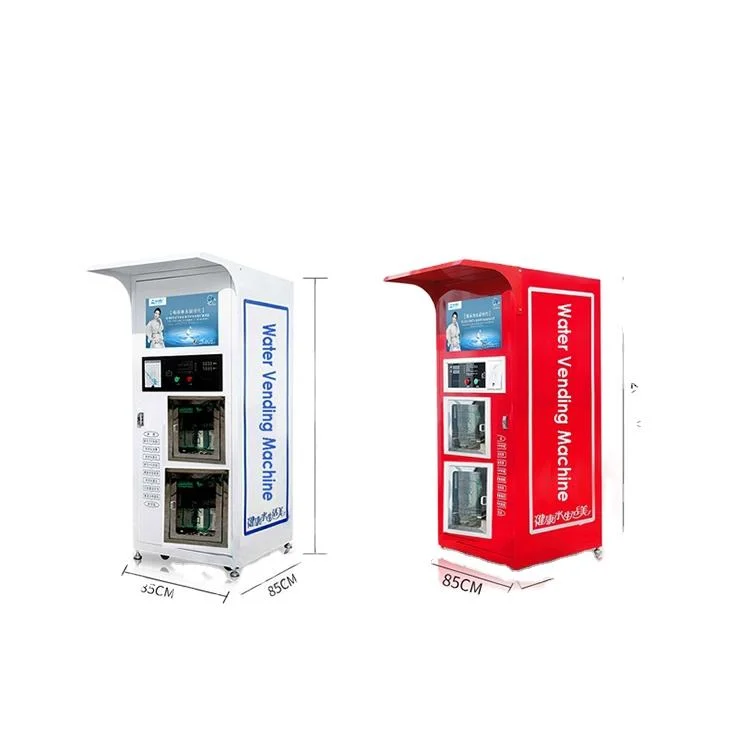 Ice Vending Machine with RO Filter System with 80L Tank Storage