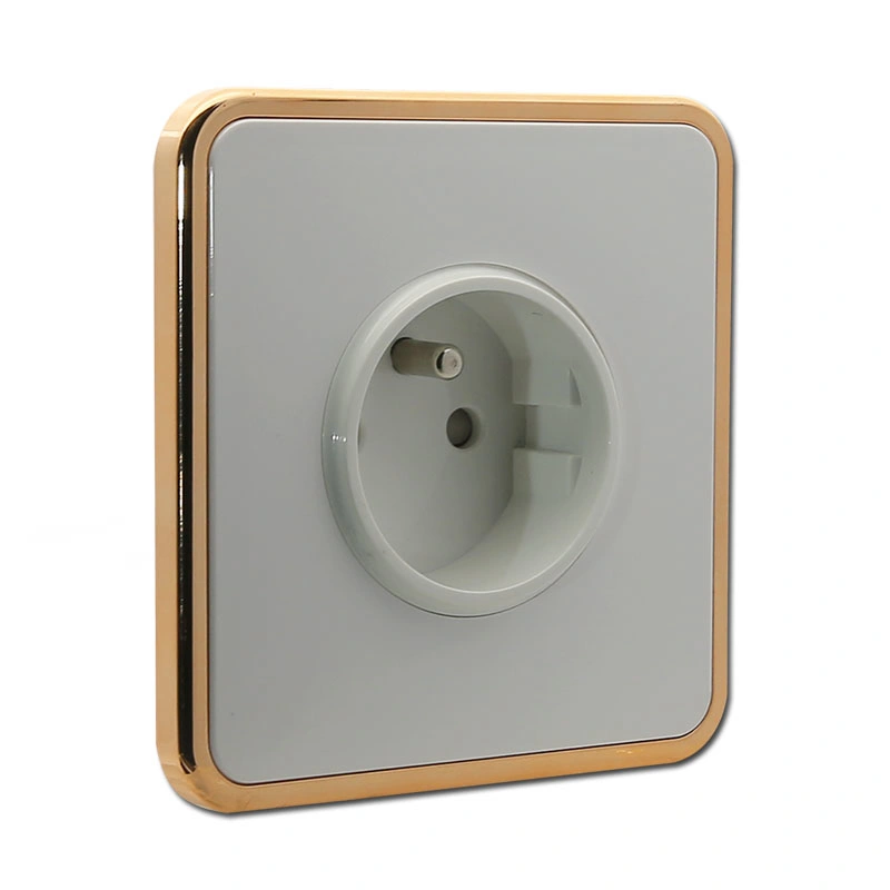 1 Gang French Socket White Color French Type Wall Socket (J1-31)