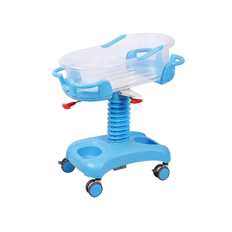 Mk-B02 Hydraulic Adjustable Infant Medical Newborn Bed Baby Crib Hospital Bassinet