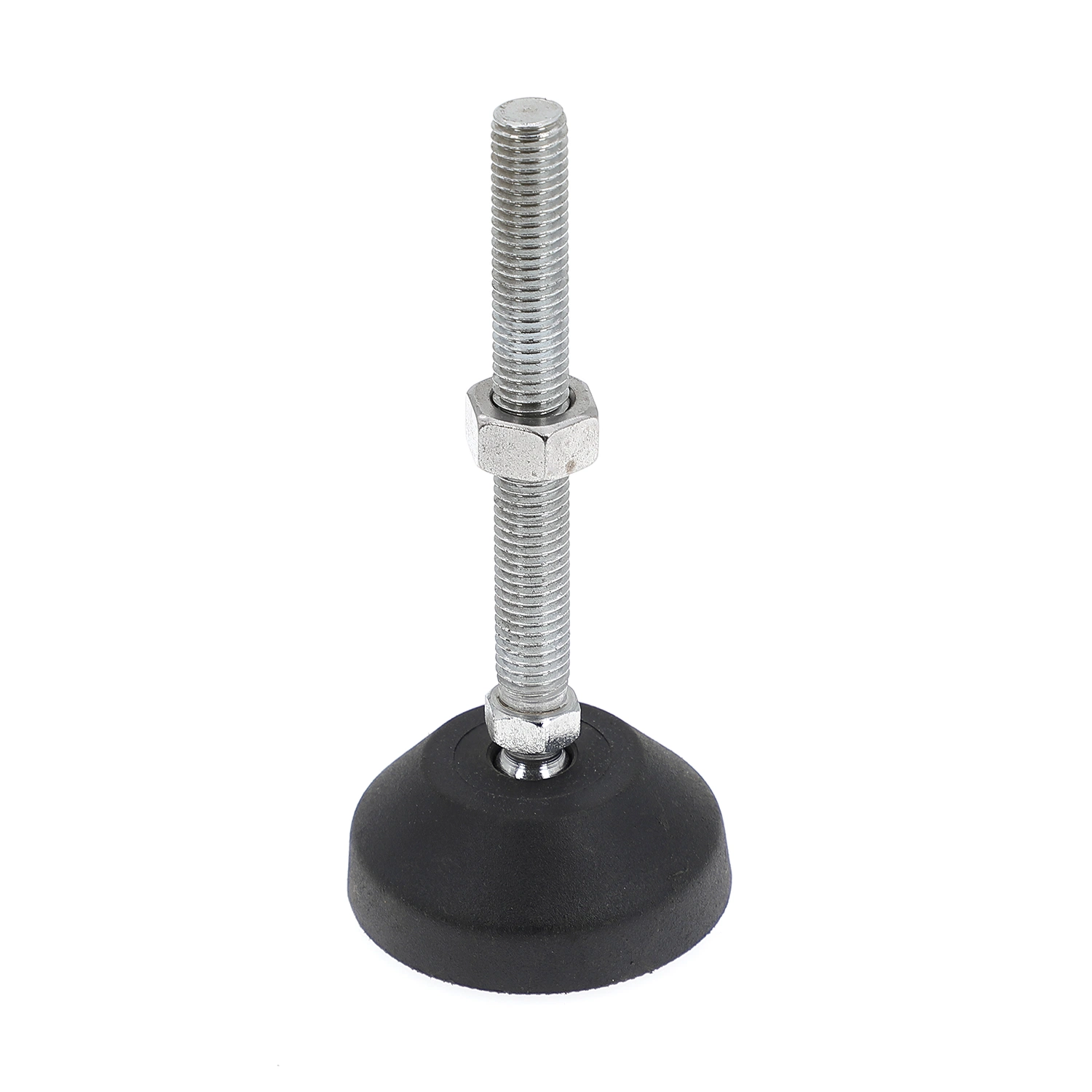 Screw Diameter M12, Length 50mm Rubber Mount Foot Machine Leveling Feet Plastic Nylon Adjustable Feet