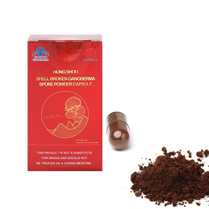 Les suppléments à base de plantes Ganoderma lucidum Capsules Lingzhi Extrait de plantation des semences