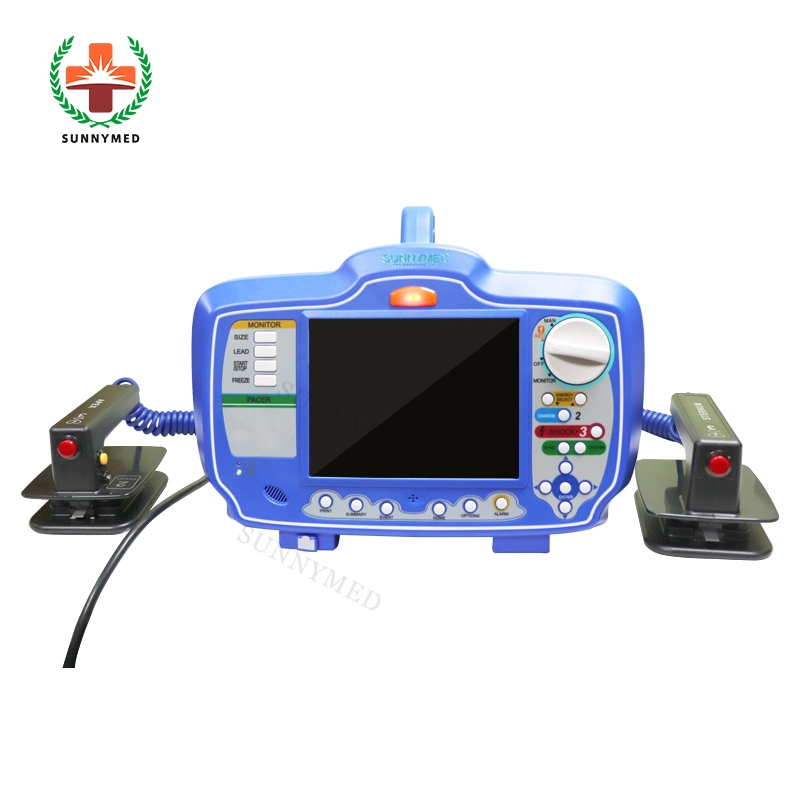 Sy-C026 Médica de Emergencia del Hospital Monitor desfibrilador portátil con CE