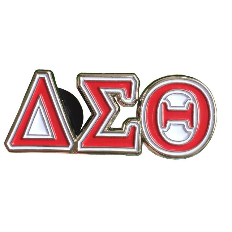 Custom Logo Fraternity and Sorority Lapel Pins Soft Enamel Greek Letter Lapel Pin