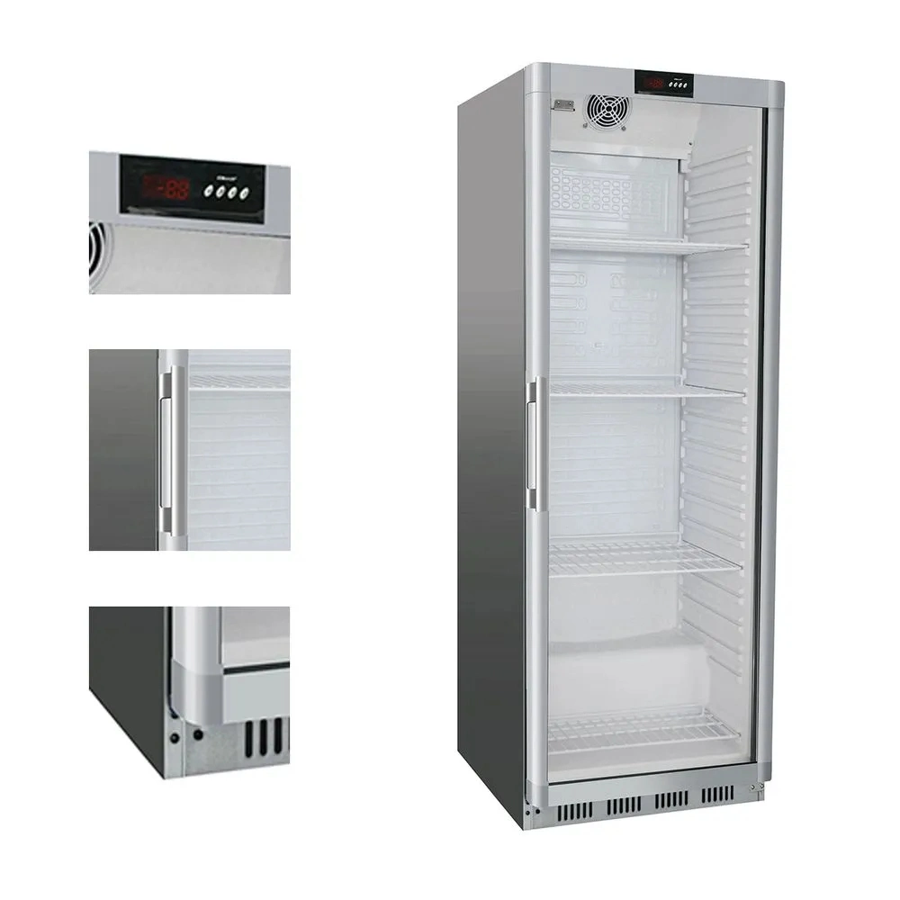 Electricidad Nacional equipos de frío Inicio Venta caliente Frutas Vegetales inoxidable Acero vertical aparato refrigerador