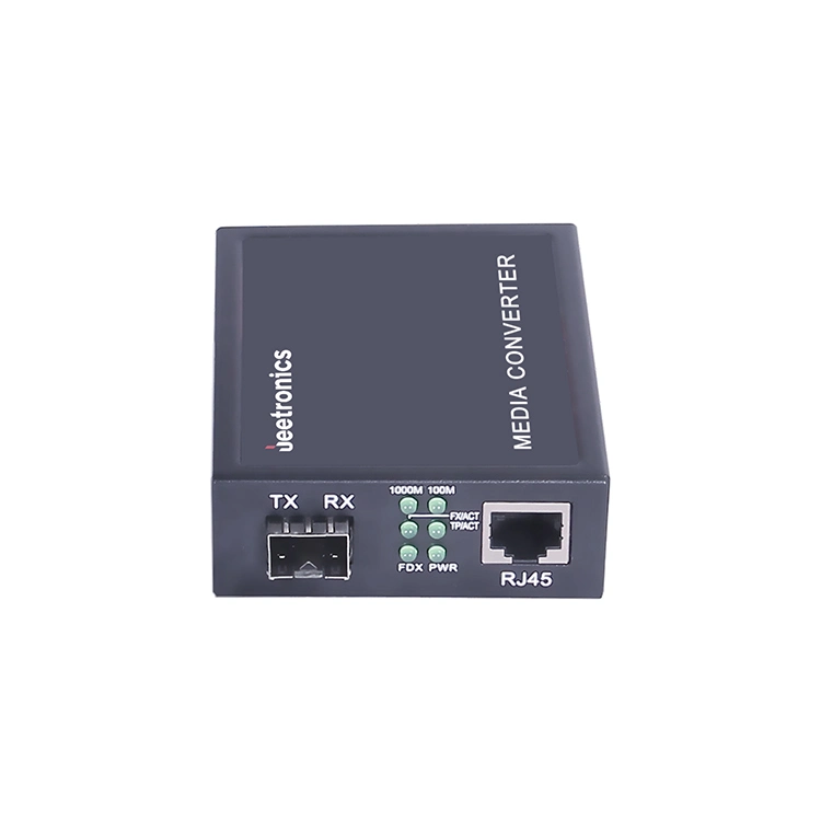 OEM ODM porta SFP Gigabit não gerenciados de fibra Ethernet Media Converter