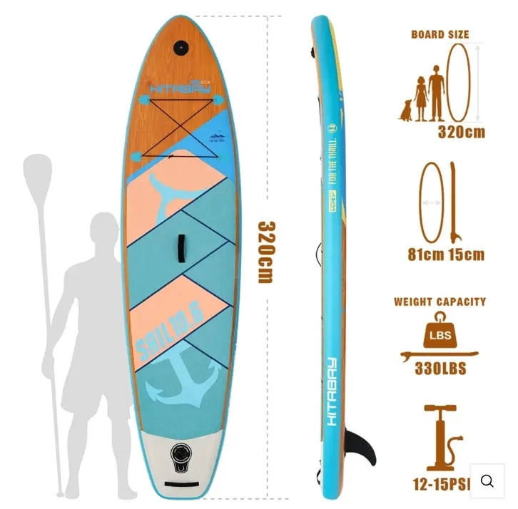 OEM ODM Paddleboards Chine Usine Vente en gros Meilleure planche de surf Équipement aquatique