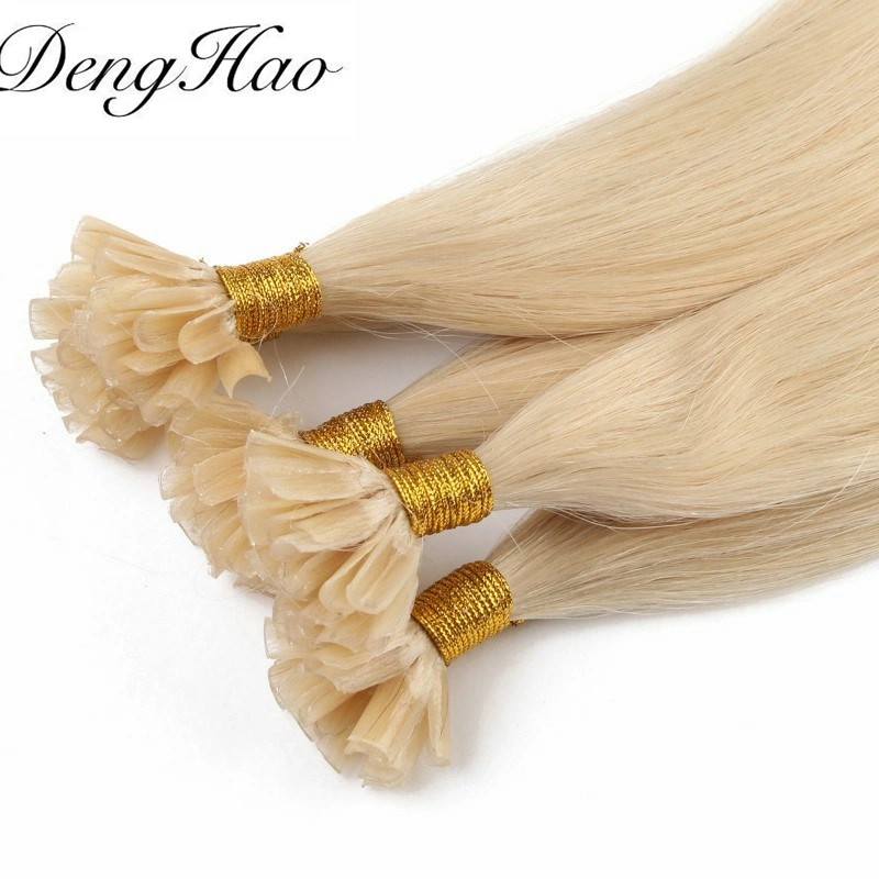 Hair Extension Prebonded virgen de Punta Indio U cabello humano.