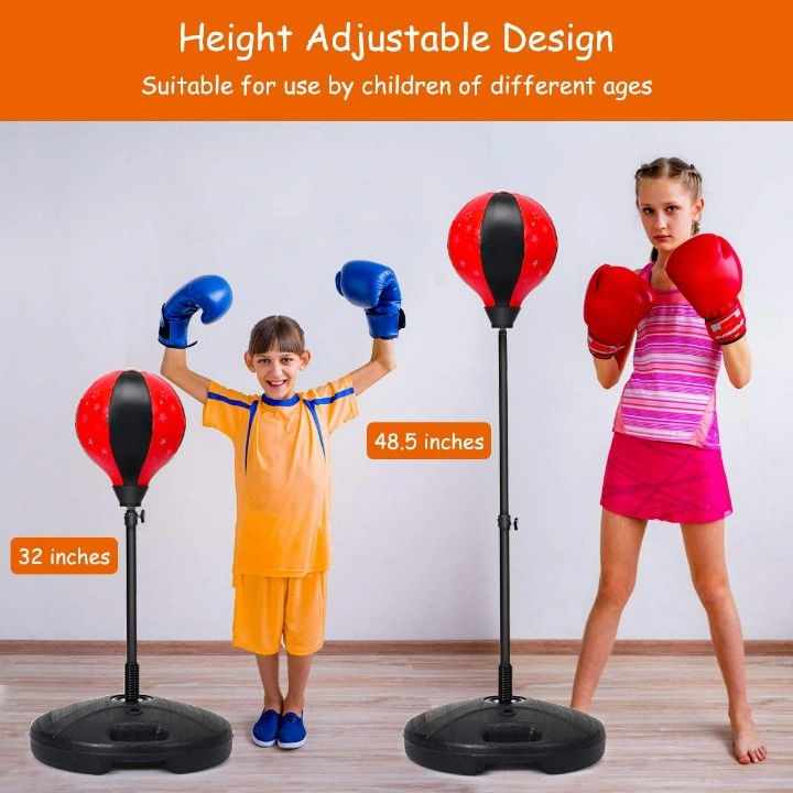 2023 Hot Sales Home Training Height Adjustable Freestanding Boxing Speed Ball