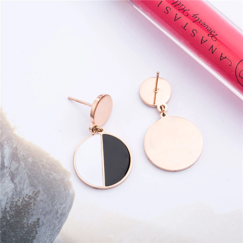 Simple Custom Hard Enamel Charm Earring Jewelry