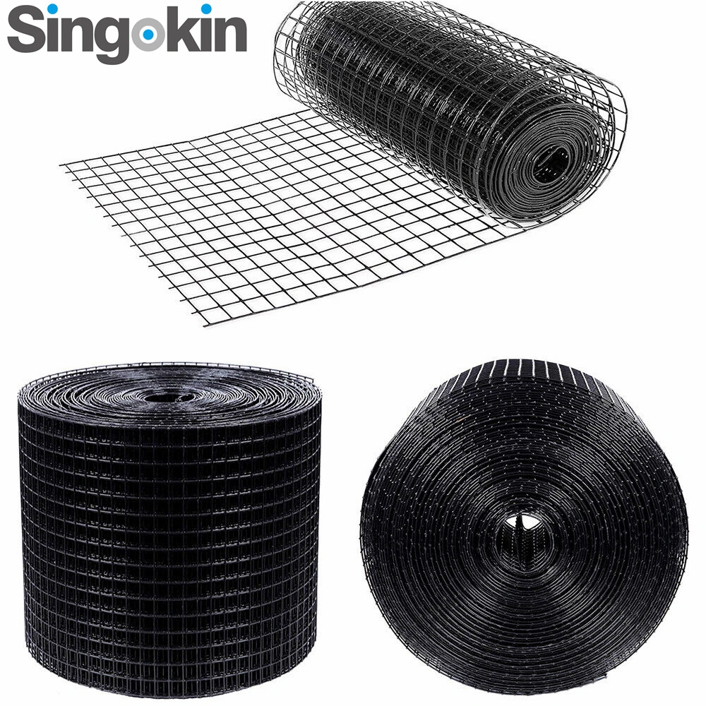 Galvanized Vinyl PVC Coated Welded Metal Solar Panel Mesh