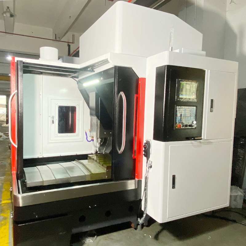 WT-650 Hochpräzisions-Metall CNC-Fräsmaschine Gravierfräser mit Syntec-Controller