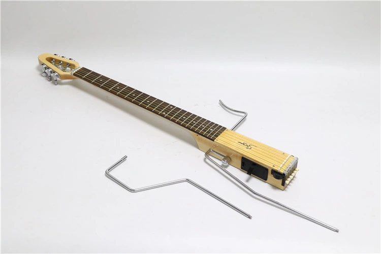 China Wholesale/Supplier marca personalizada sin cabeza de madera de arce 6 cuerdas de guitarra eléctrica de viajes