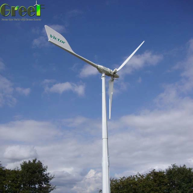 Generador de viento de 5kw Instalaltion fácil para el viento solar sistema híbrido de la turbina de viento de la lista de precios 1kw-30kw