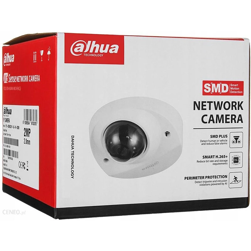 Dahua 4MP IR Smart Detection Supported Mini Dome Security Camera (IPC-HDBW4431F-M)