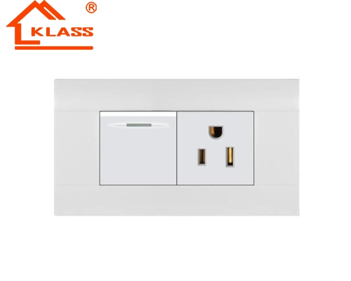 South American Electric Socket TV Plus Telephone Socket