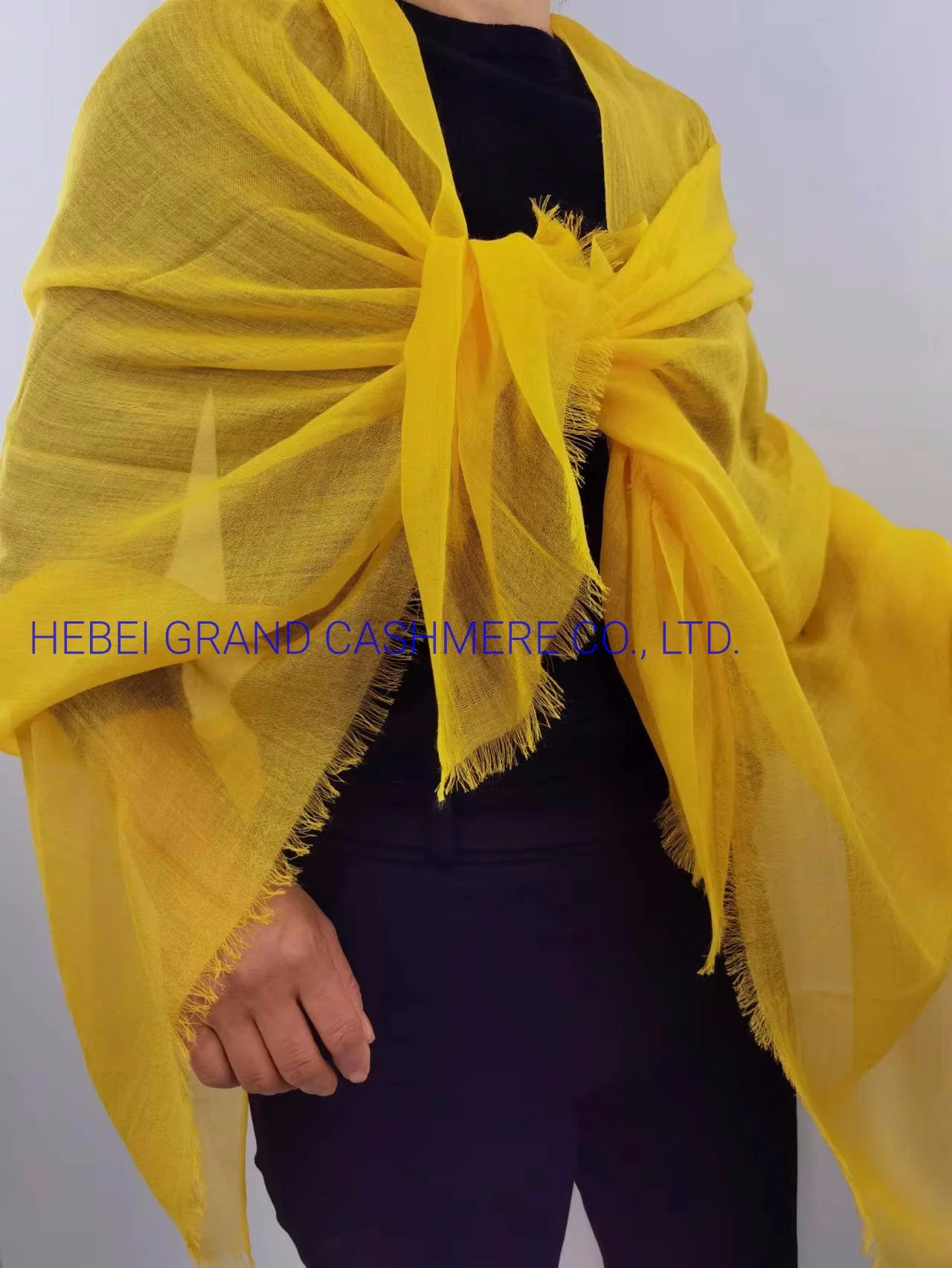 Wool Modal Feather Thin Shawl