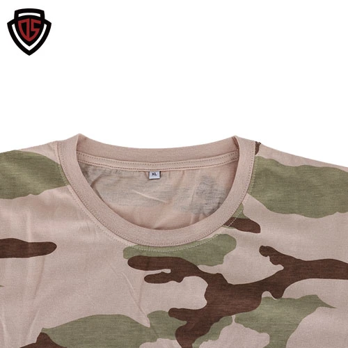 Double Safe Clothing Short Sleeve Cambat Breathable Tactical Military Outdoor Sports Camouflage T-Shirt