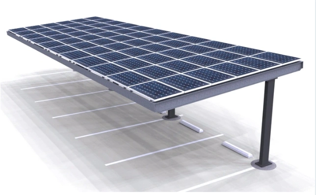 Einzelne Solar Dach Carport Halterungen Solar Car Parking System Einschließlich Solarpaneele Carport Vordach Regalsystem