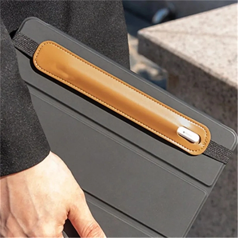 Condensador de lápiz de Apple con pantalla táctil iPad titular de la pluma Pluma elástico Caja de almacenamiento.