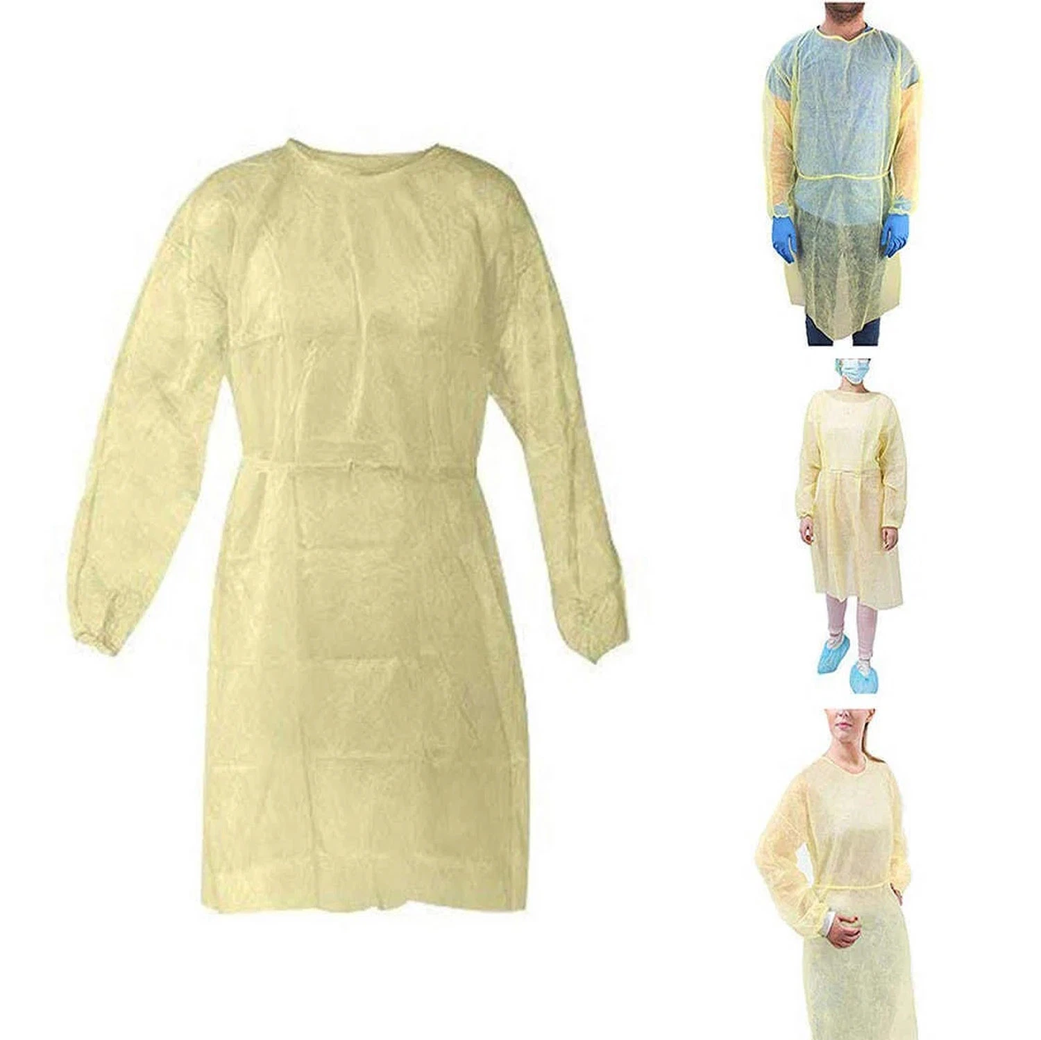 Medical Waterproof/Plastic Operation/PP Isolation Clothing Plastic Operationnon-Surgical Hospital Isolation Gown Medical