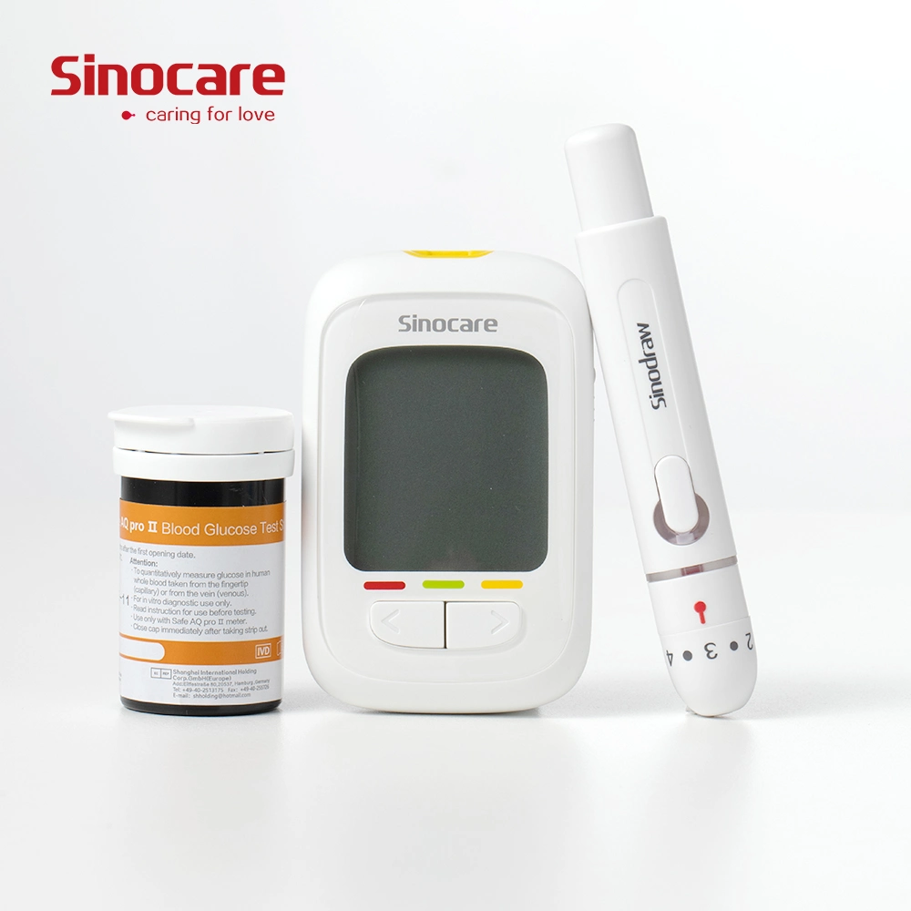 Sinocare измерителем уровня глюкозы в крови Glucometer домашнего использования сахара в крови диабетическая дозатора Глюкоза крови нет кода машины