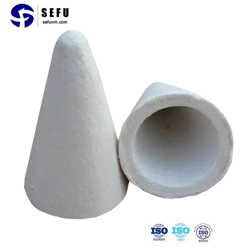 Refractory Aluminum Silicate Ceramic Fiber Insulation Aluminium Casting Tap out Cone