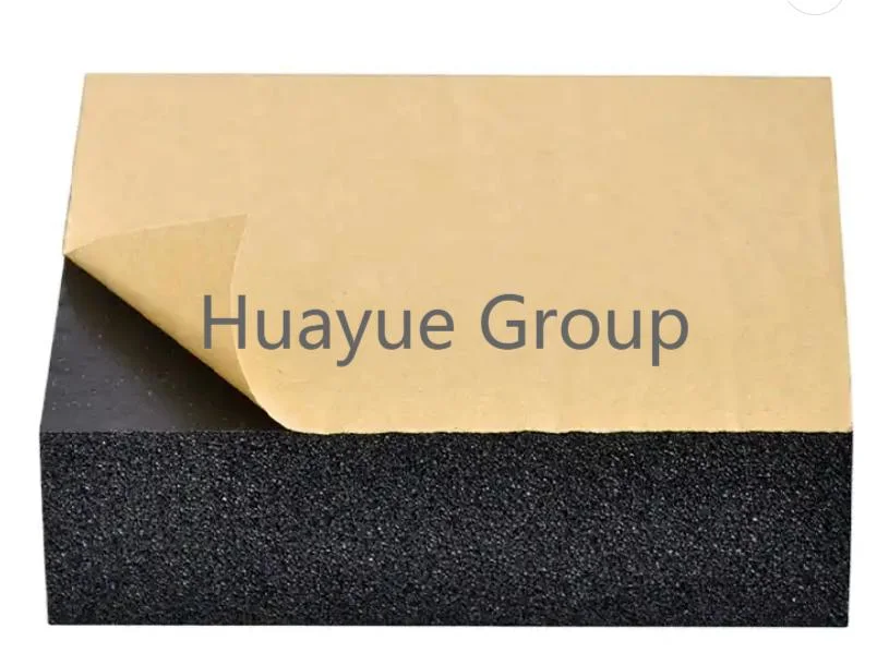 China Factroy High End Moderate Price Self-Adhesive Rubber Foam Sheet with Kraft Paper