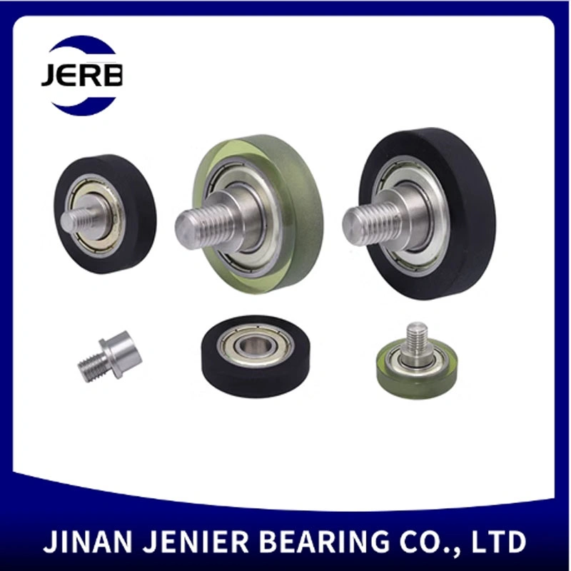 Rubber Bearings, Rubberized Polyurethane Bearings, Rollers, Silent Wear-Resistant, PU Wheels, Pulleys, Guide Wheels, Hardware Pulleys, Deep Groove Ball Bearings