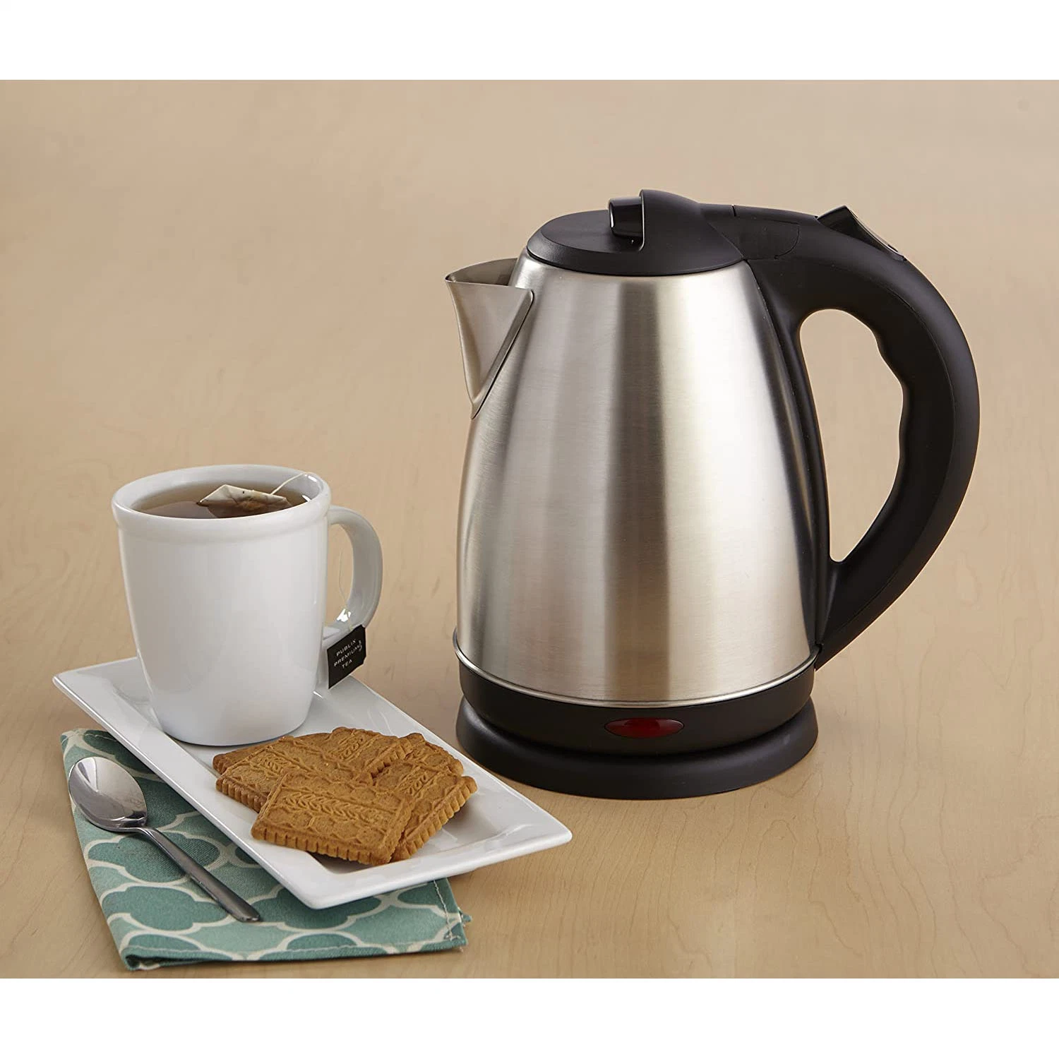 Electric Kettle Hot Water Stainless Steel Coffee Kettle, Auto Shut-off Boil Dry