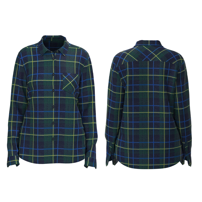 Flannel Shirt Best Quality Comfortable Fabric Men's Long Sleeve Shirt in Plain Check Solid Color in Best Price Flannel Shirt