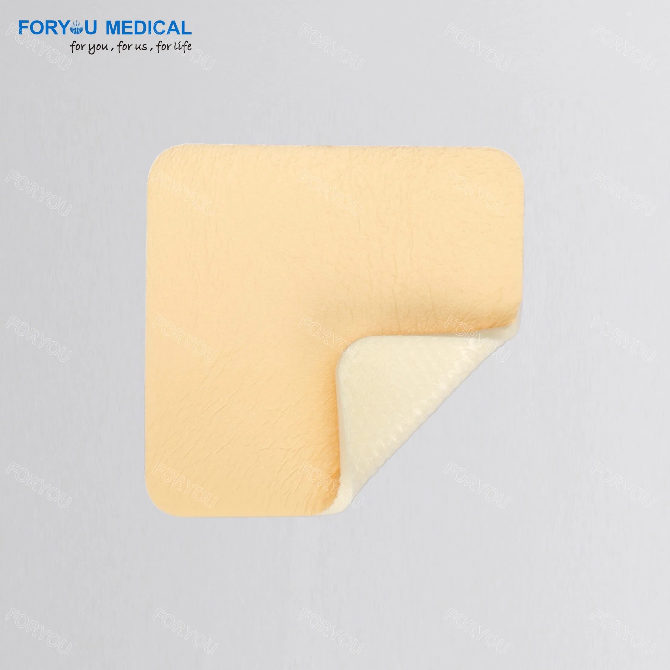 Medical Disposables Foam Dressing Silicone Adherent Ce FDA