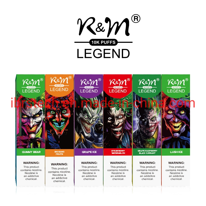 Original 10K Puffs Rechargeable Randm R&M Legend Wholesale/Supplier Disposable/Chargeable Vape Pen Electronic Cigarette