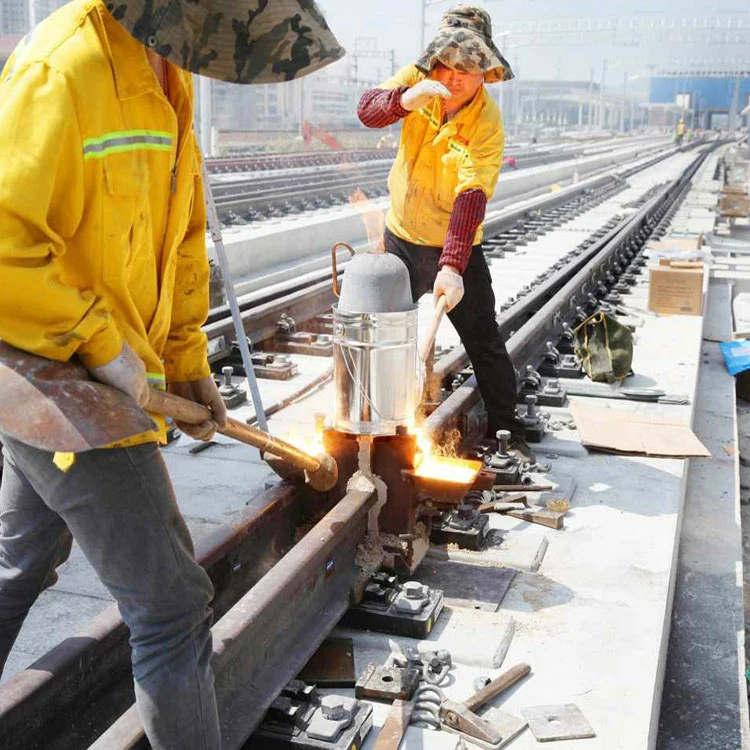 Hot Thermite Welding Railroad Rail Thermit Welding Materials and Tools Thermit Welding Machine for Sale