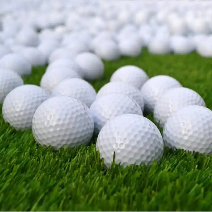 Golf Plastic Ball for Indoor Training Printing White Custom Tournament Golf Balls