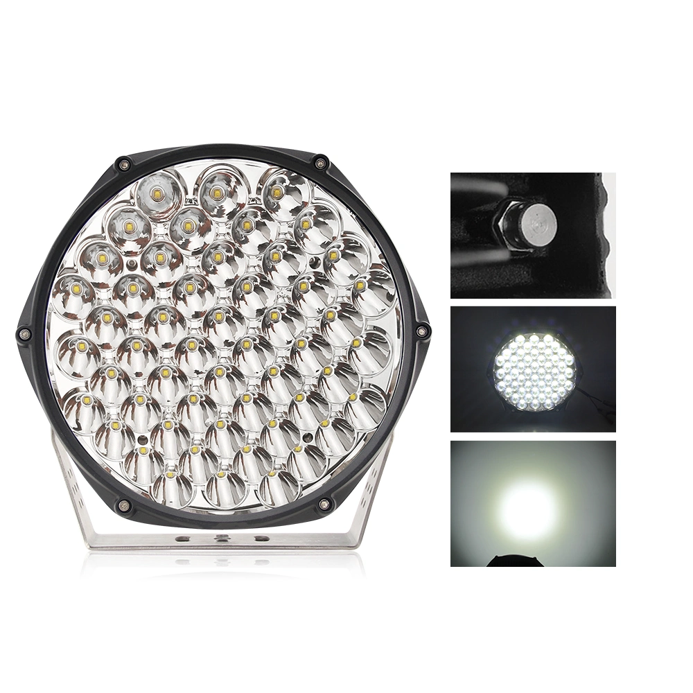 Super Bright Worklamp 24V 12V 185W Round Driving 9inch LED Work Light