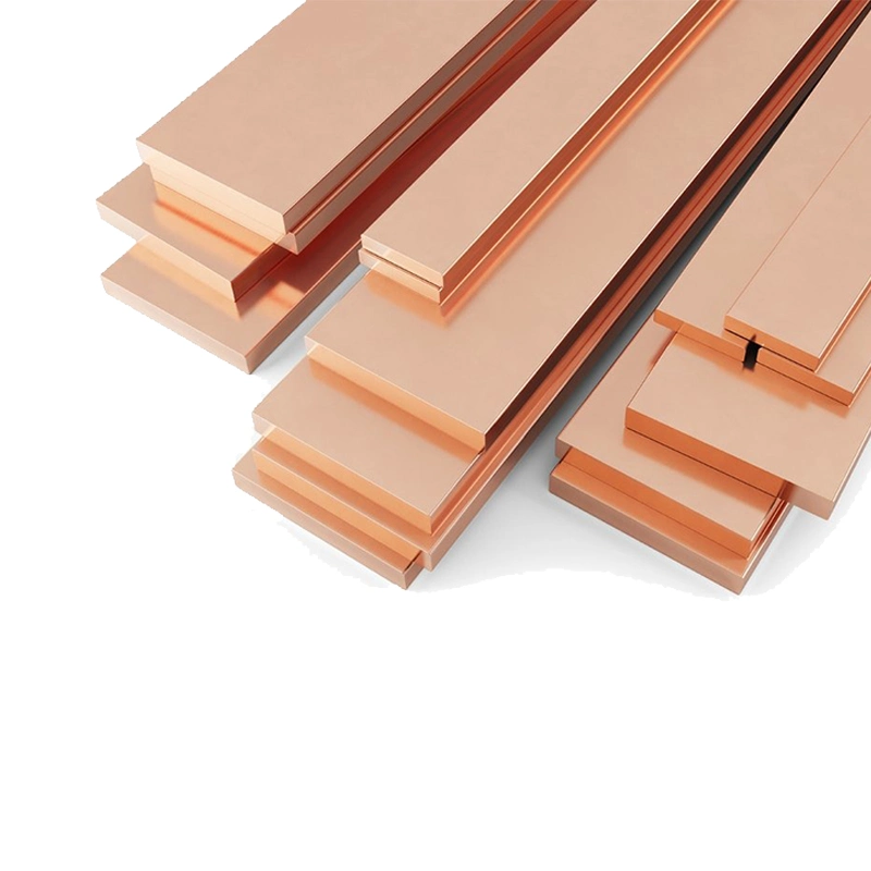 Copper Bars C12200 C1100 Copper Flat Rod 8mm 99.99% Pure Flat Bar