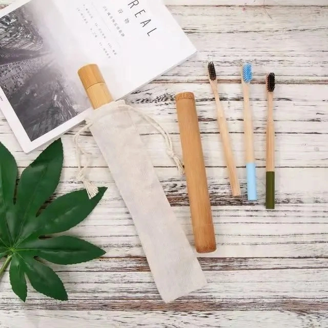 New Arrival Eco-Friendly Bamboo Toothbrush with Bamboo Case