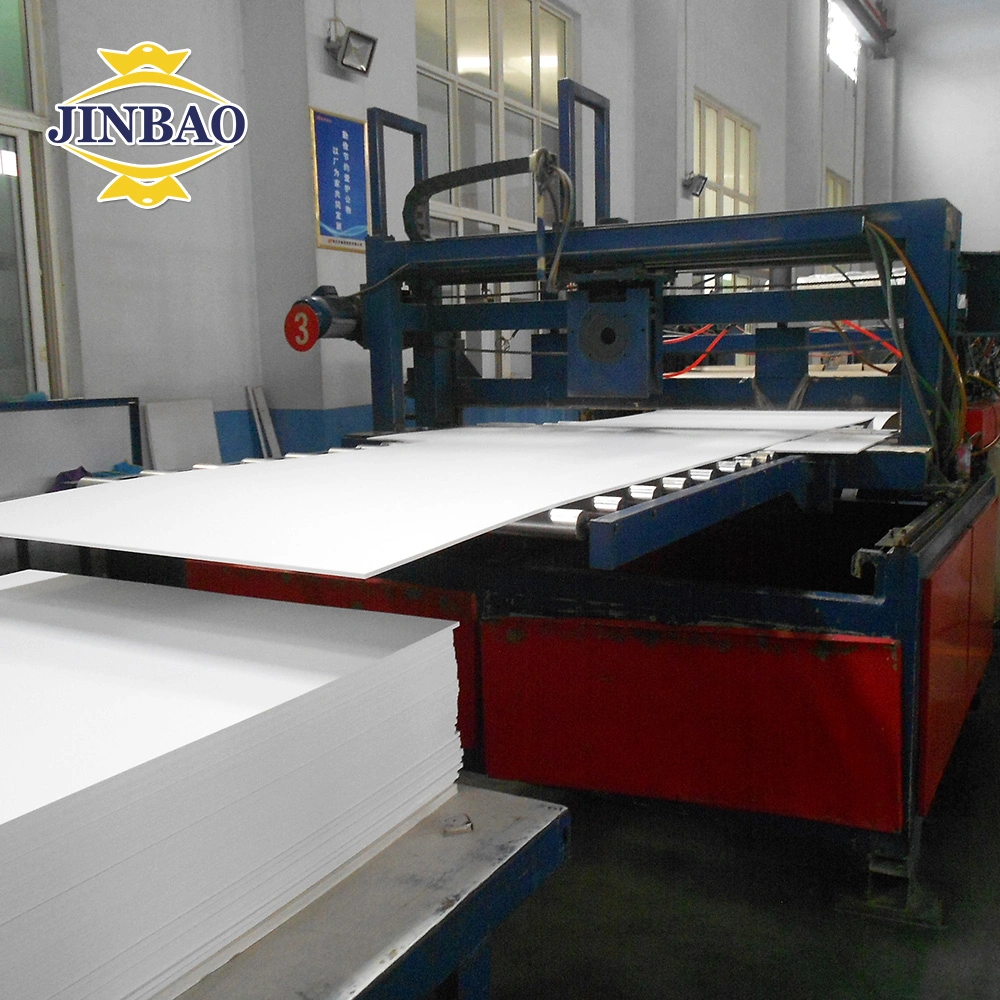 JINBAO de alta densidade 15 mm 3 mm, armário de cozinha, painel de parede de 8 mm Plástico flexível branco expandido Folha Forex Celuca preço espuma PVC Folha de tabuleiro