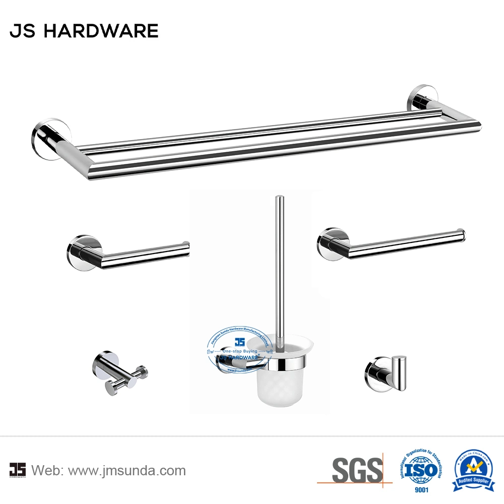 High Quality Chrome Brass Washroom Decor Fittings Hotel Bathroom Accessories