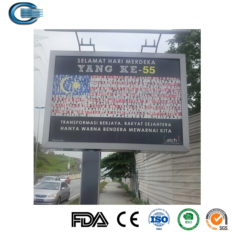 Huasheng Aluminum Solar Powered Traffic Road Signs LED Traffic Signal Light Paveway Warning Light