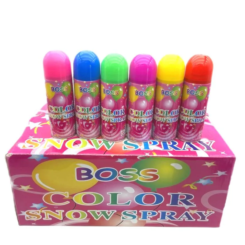 250 ml de spray de nieve de color Boss para celebraciones de Holi.