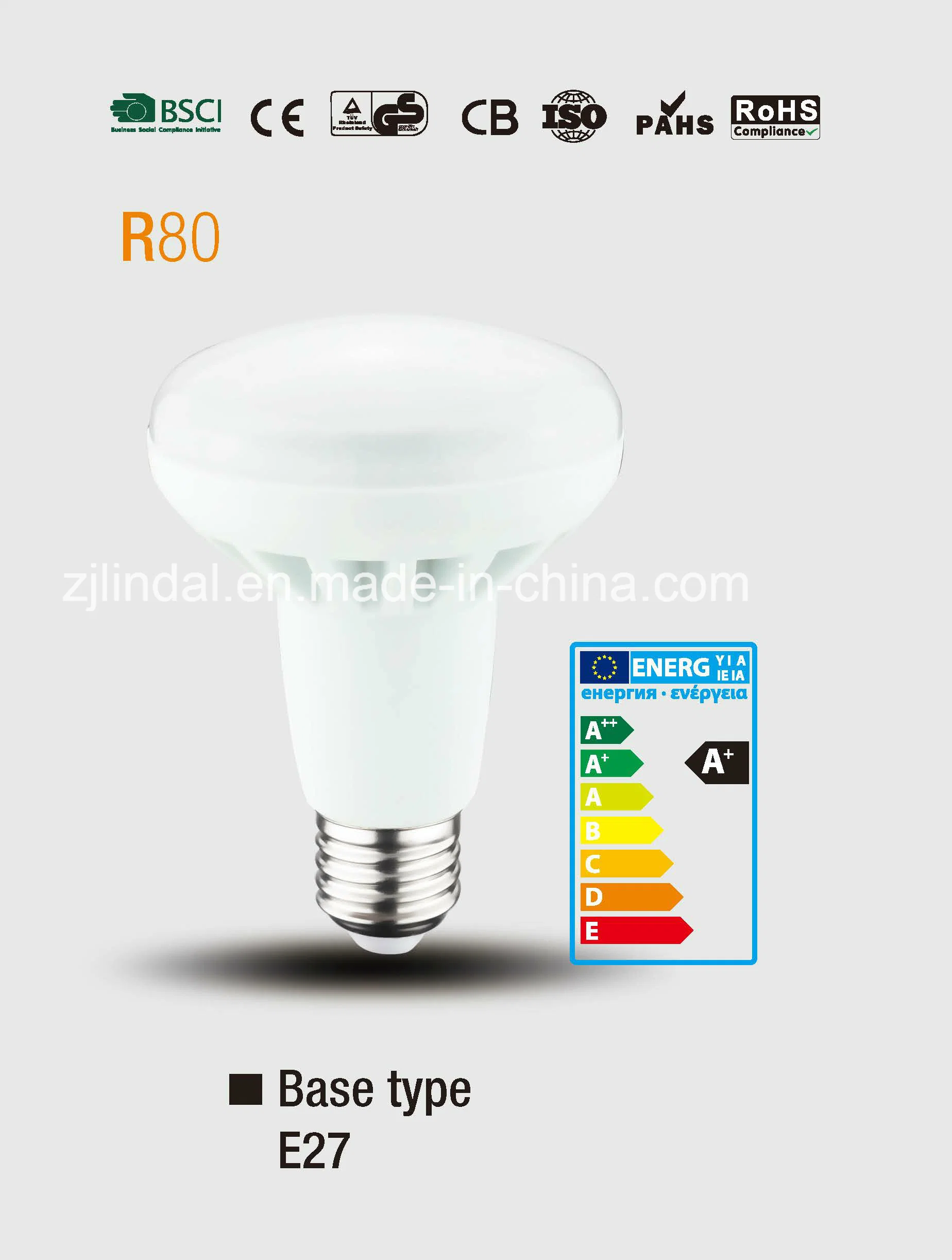 R80 Lámpara reflectora LED