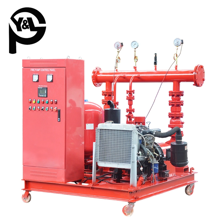 Edj Diesel Electric Fire Pump Jockey Pump with Control Panel Packing