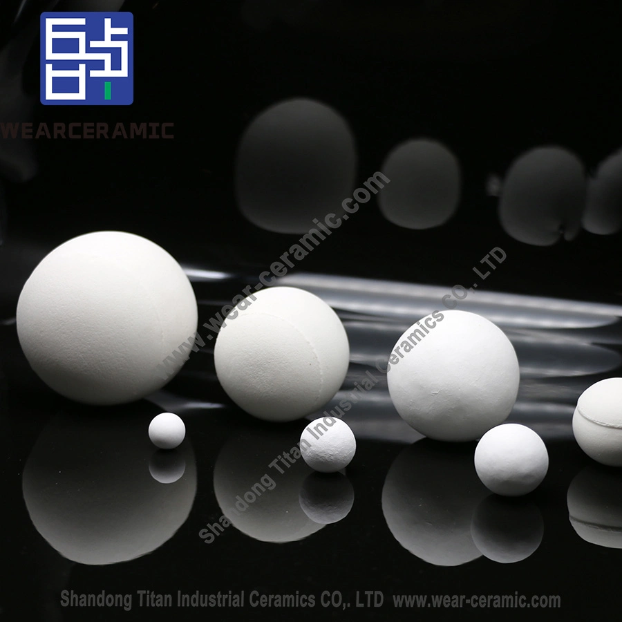 99% عالية Alumina السيراميك الكرة Al2O3 Catalyst Support Ceramic Ball Alumina Filler Ball Alumina Ceramic Ball as Catalyst Bed Support