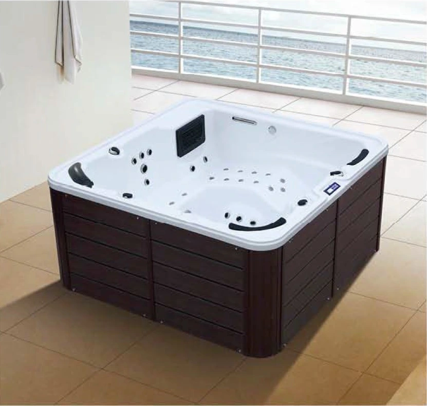 Bathtub 3 People Massag Hot Tub Pool Sexi Massg Outdoor SPA Bathtub