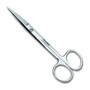 Acero inoxidable profesional Scissors-Straight señaló