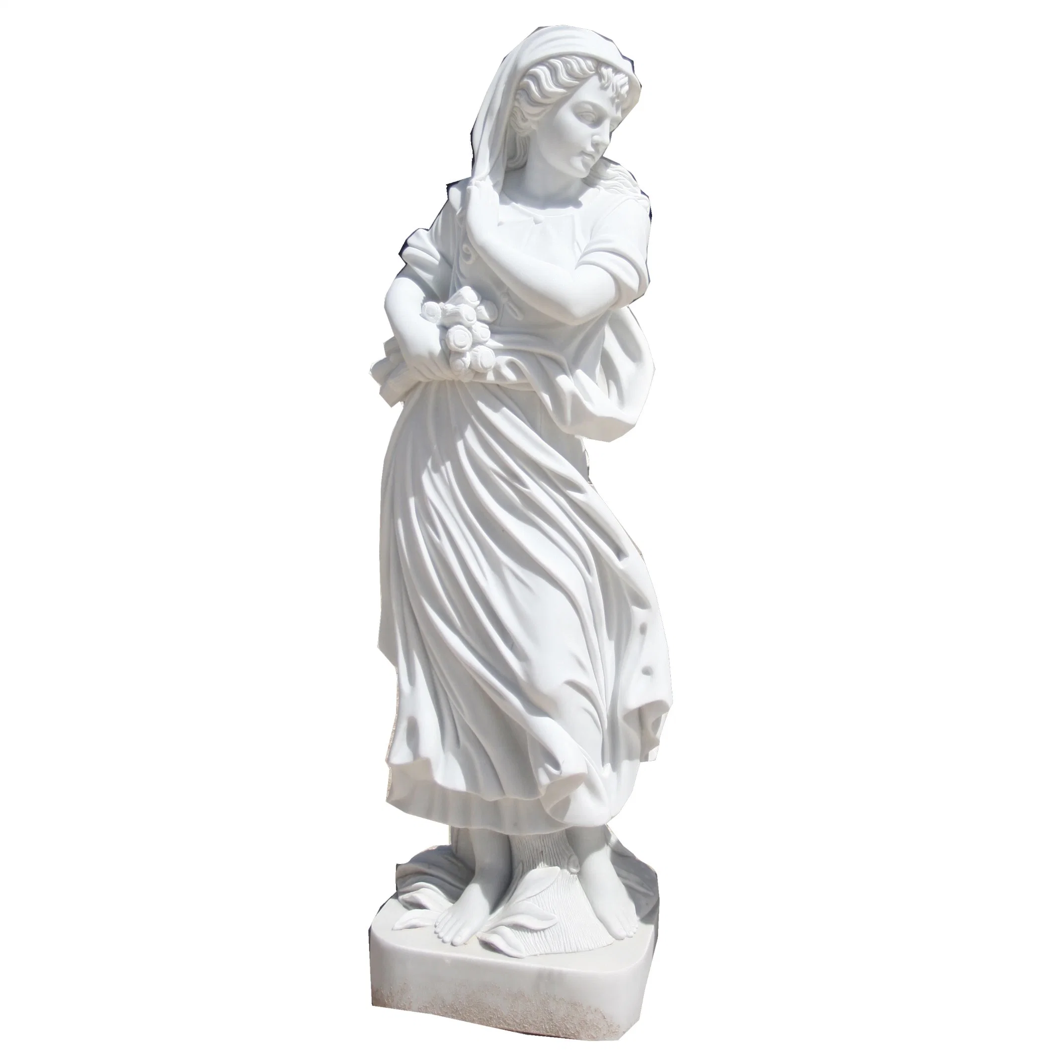 Chinese Manufacturer Natural Stone Carving Marble Figure Statues