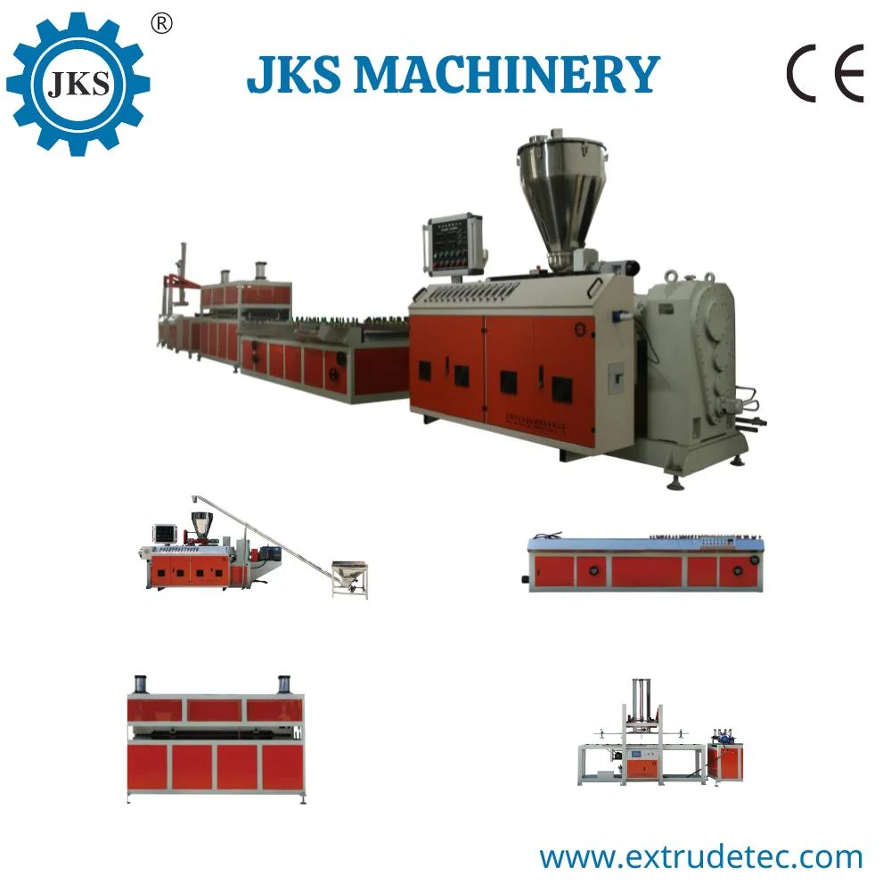 High Speed PVC Ceiling Panel Plastic Wall Panel Profile Extrusion Machine Line