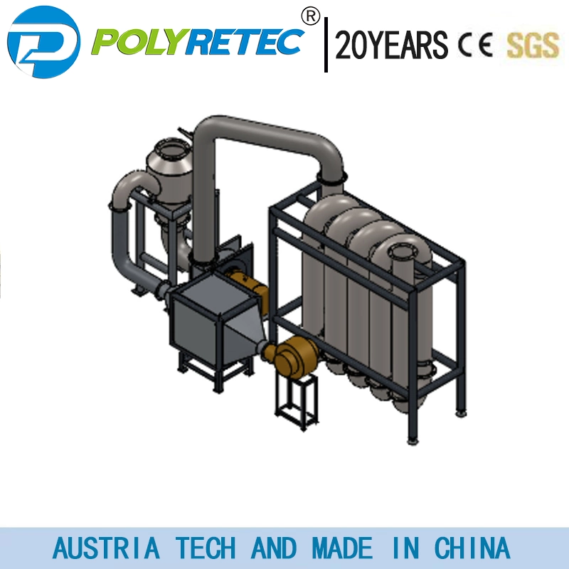 Full Automatic HDPE Bottle Recycling Plant with Hot Washer and Friction Washer in One