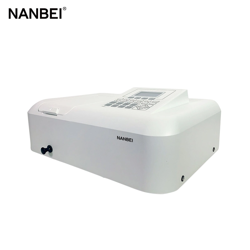 Nanbei UV Visible Spectrophotometer Laboratory Spectrometer Device Single Beam UV Vis Spectrophotometer